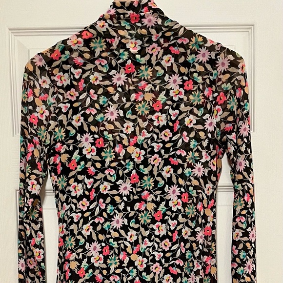 AFRM Women’s Marni Mesh Turtleneck Dress With Slip Size M - Picture 2 of 4